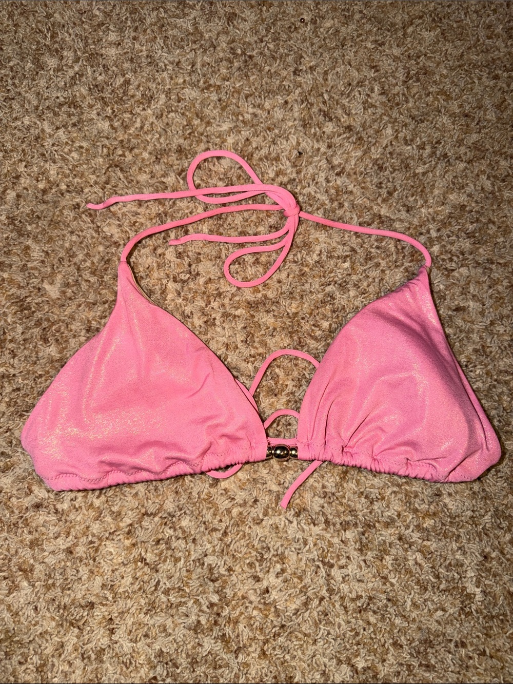 Victoria's Secret Shiny Pink Bikini top